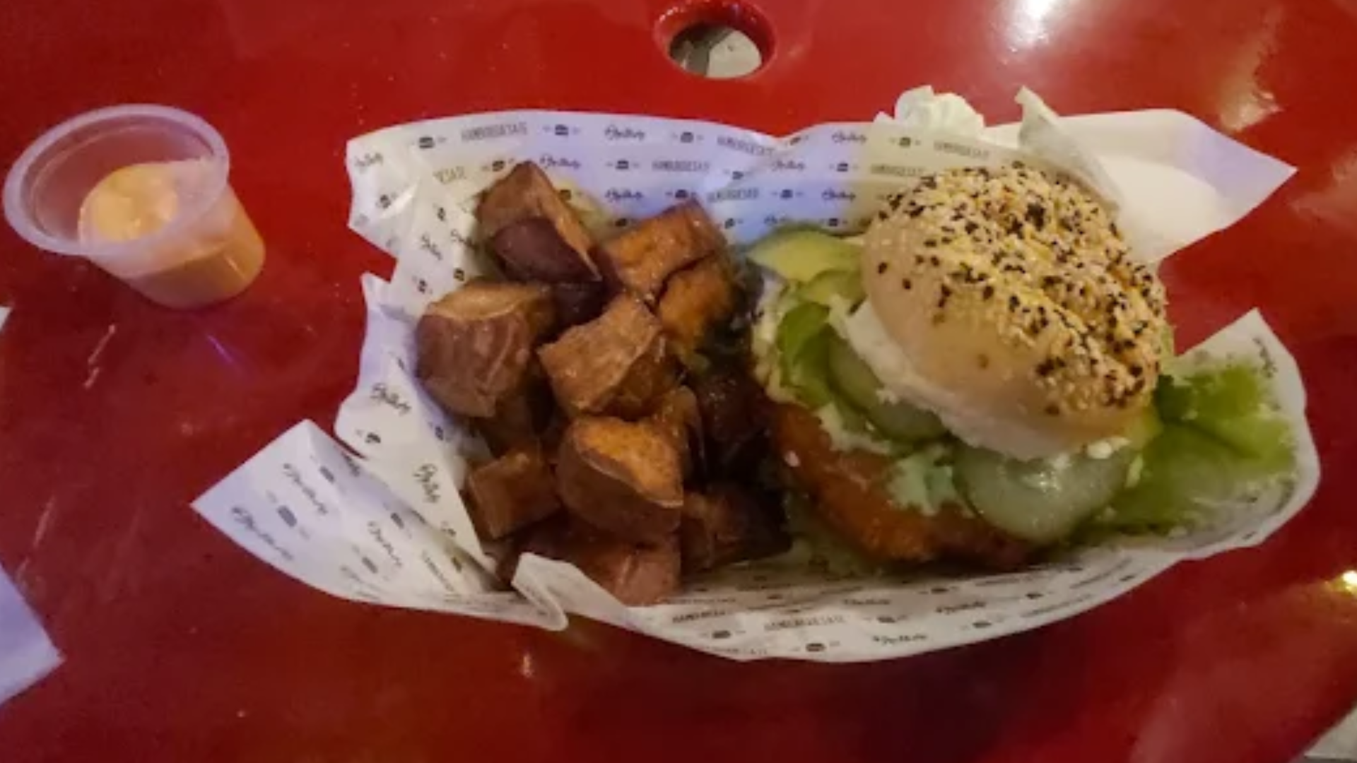 Foto original del plato sin edición con IA